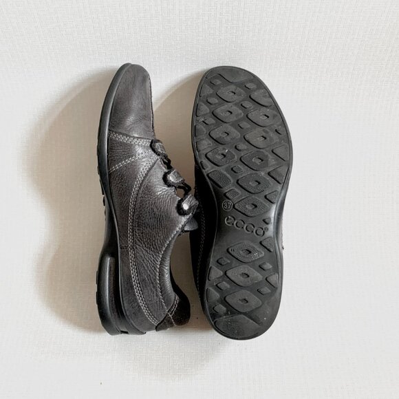 ECCO Gray Leather Shoes - Picture 5 of 5